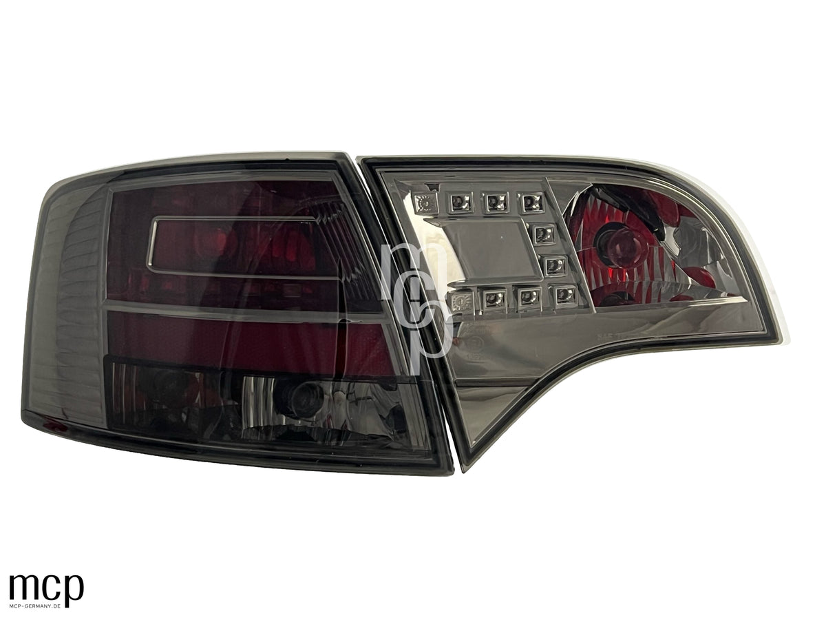 MCP 023057 – Audi A4 B7 Avant LED Rückleuchten Smoke – Frontansicht