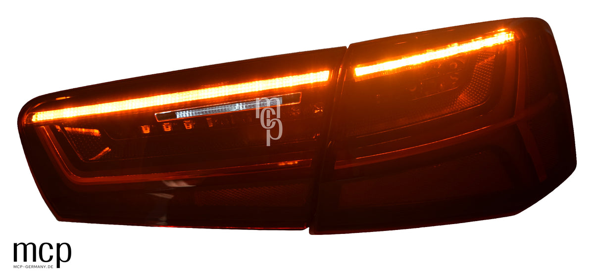 MCP 023162 – LED Rückleuchten Audi A6 C7 4G Limousine Rot/Klar – Blinker beleuchtet
