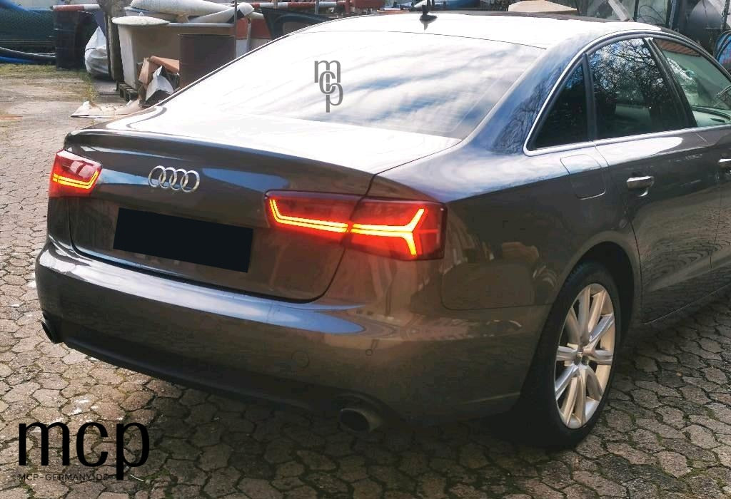 MCP 023162 – LED Rückleuchten Audi A6 C7 4G Limousine Rot/Klar – Kundenfahrzeug Heck