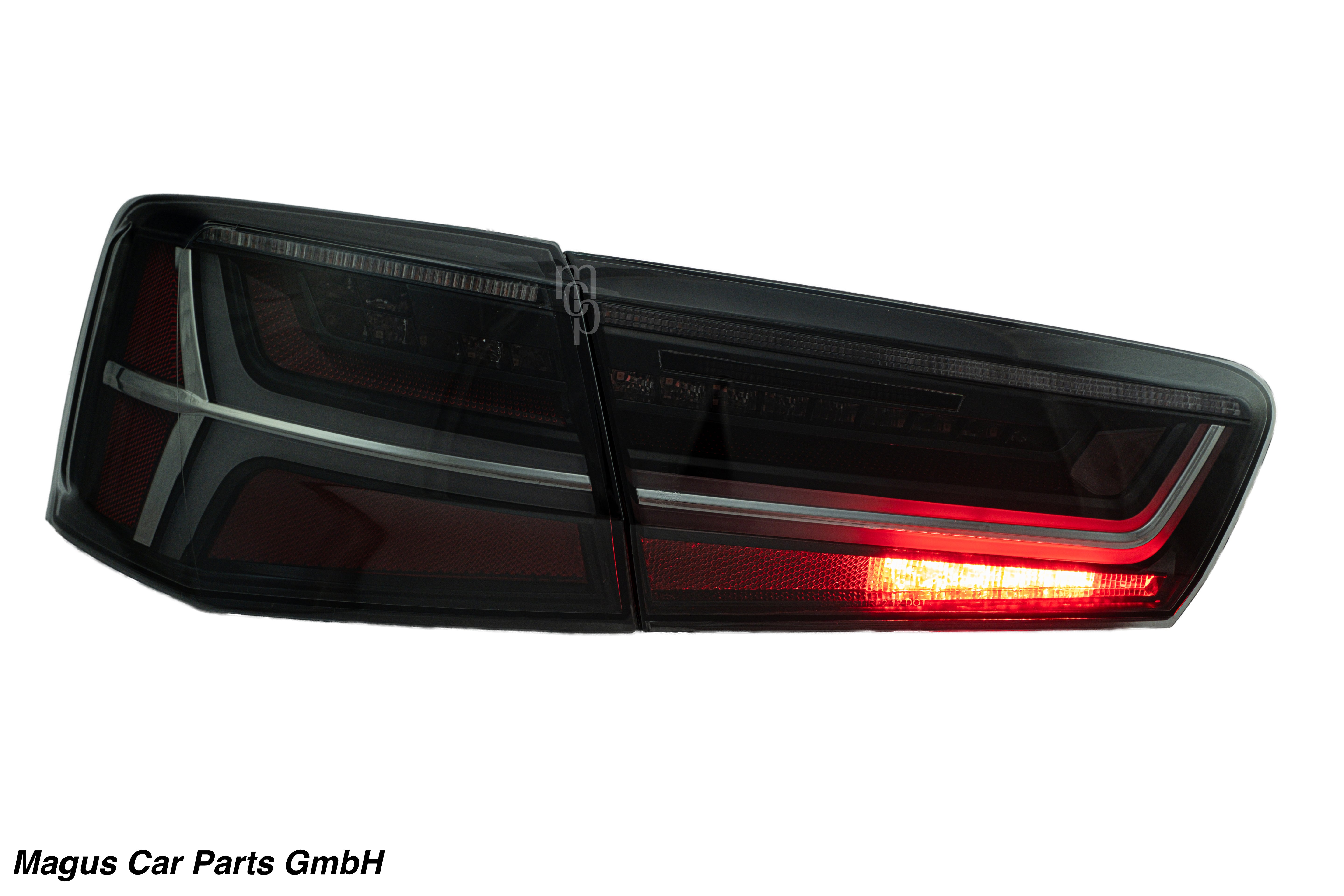 LED taillights for Audi A6 C7 sedan (04/11-10/14), smoked