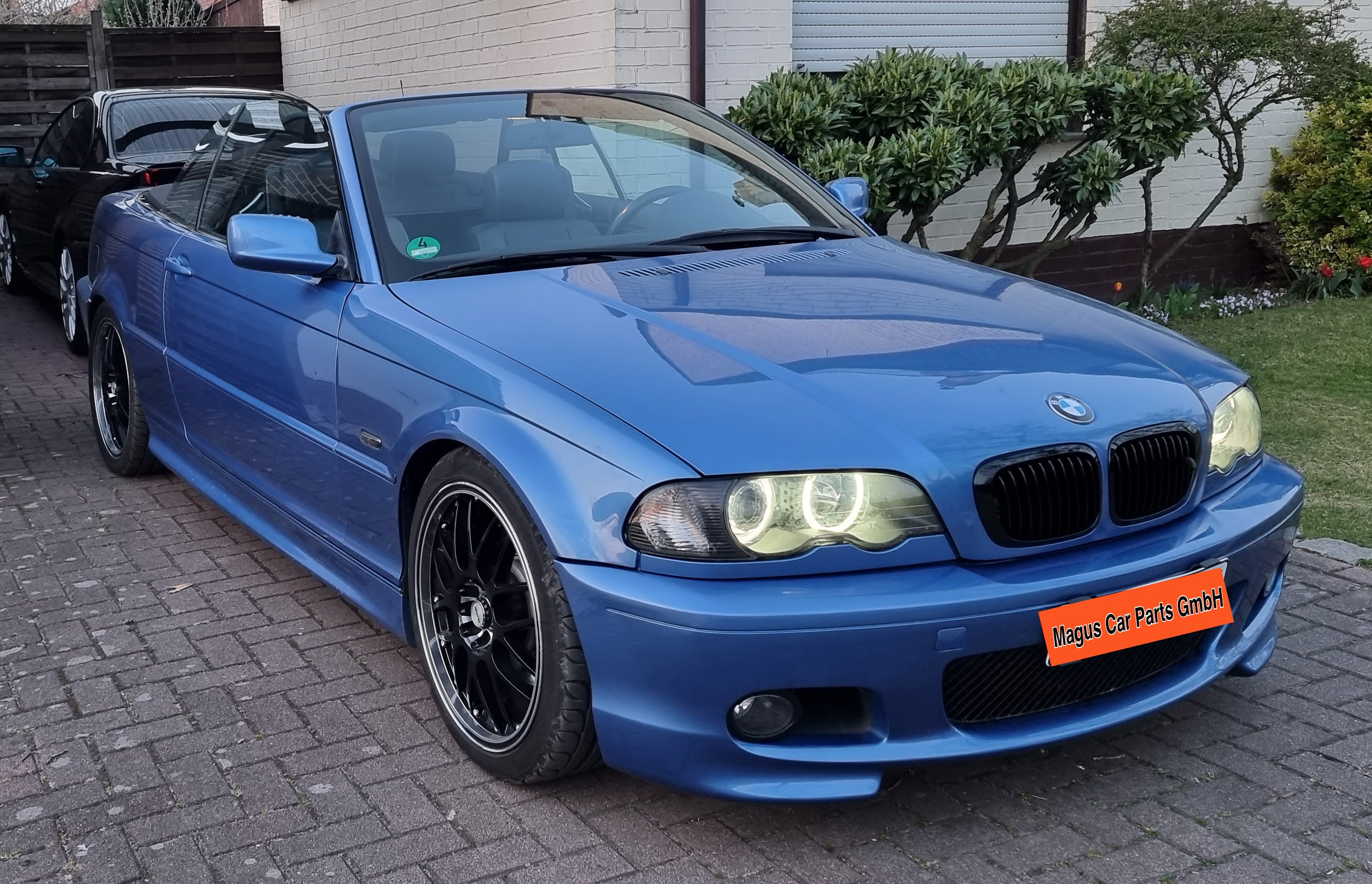LED Scheinwerfer Set Angle Eyes für BMW 3er E46 Coupe Cabrio (99-03) schwarz