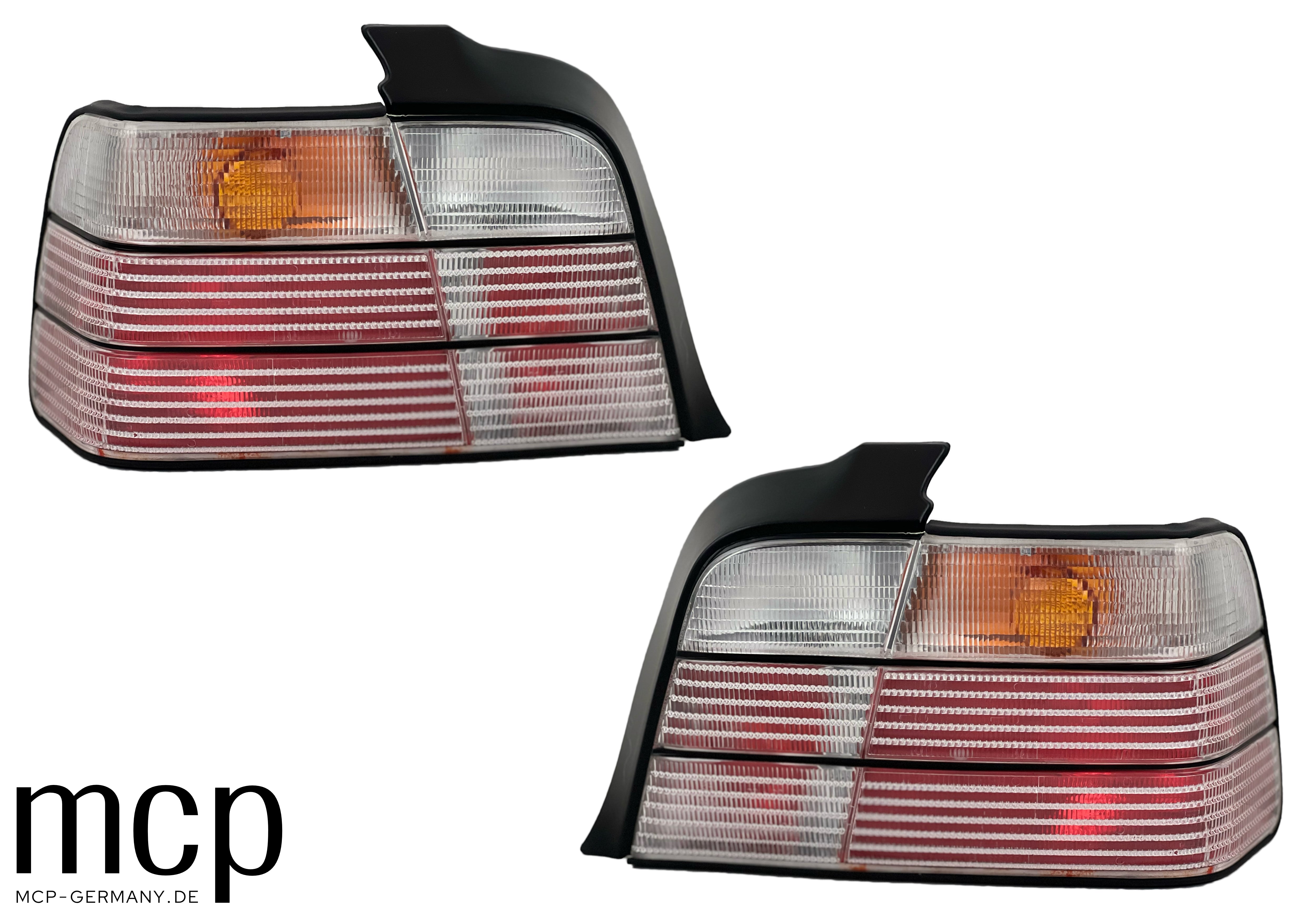 Rückleuchten Set für BMW 3er E36 Limousine, in weiss