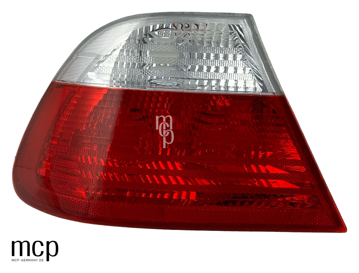 MCP 033062 – Rückleuchte BMW 3er E46 Coupé Rot/Klar links – Linke Rückleuchte, Vorderansicht
