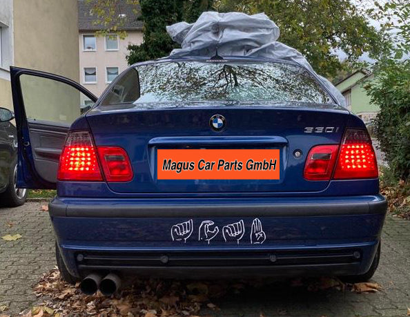 LED Rückleuchten BMW 3er E46 Limo (01-05) rot/smoke