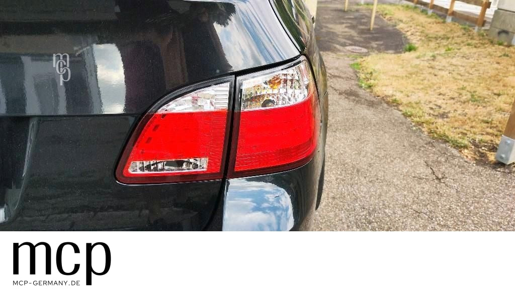 MCP 033168 – BMW 5er E61 Touring LED Rückleuchten Rot/Klar – Echtes Einbaubeispiel an der rechten Fahrzeugseite