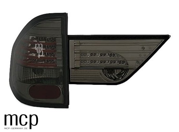 MCP 033179 – BMW X3 E83 LED Rückleuchten Smoke – Weitere vorhandene Frontaufnahme von Außen- und Innenleuchte