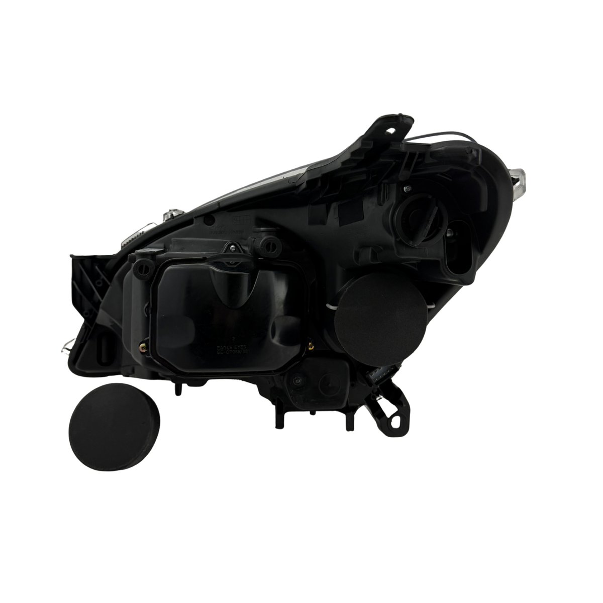 Scheinwerfer Set mit LED Lichtringen für Opel Astra H (04-10) in schwarz