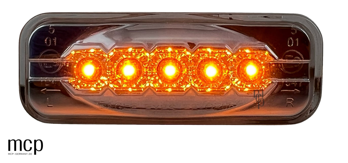 MCP 292015 – Originale eingeschaltete LED-Seitenblinkeransicht – bisheriges zweites Shopbild