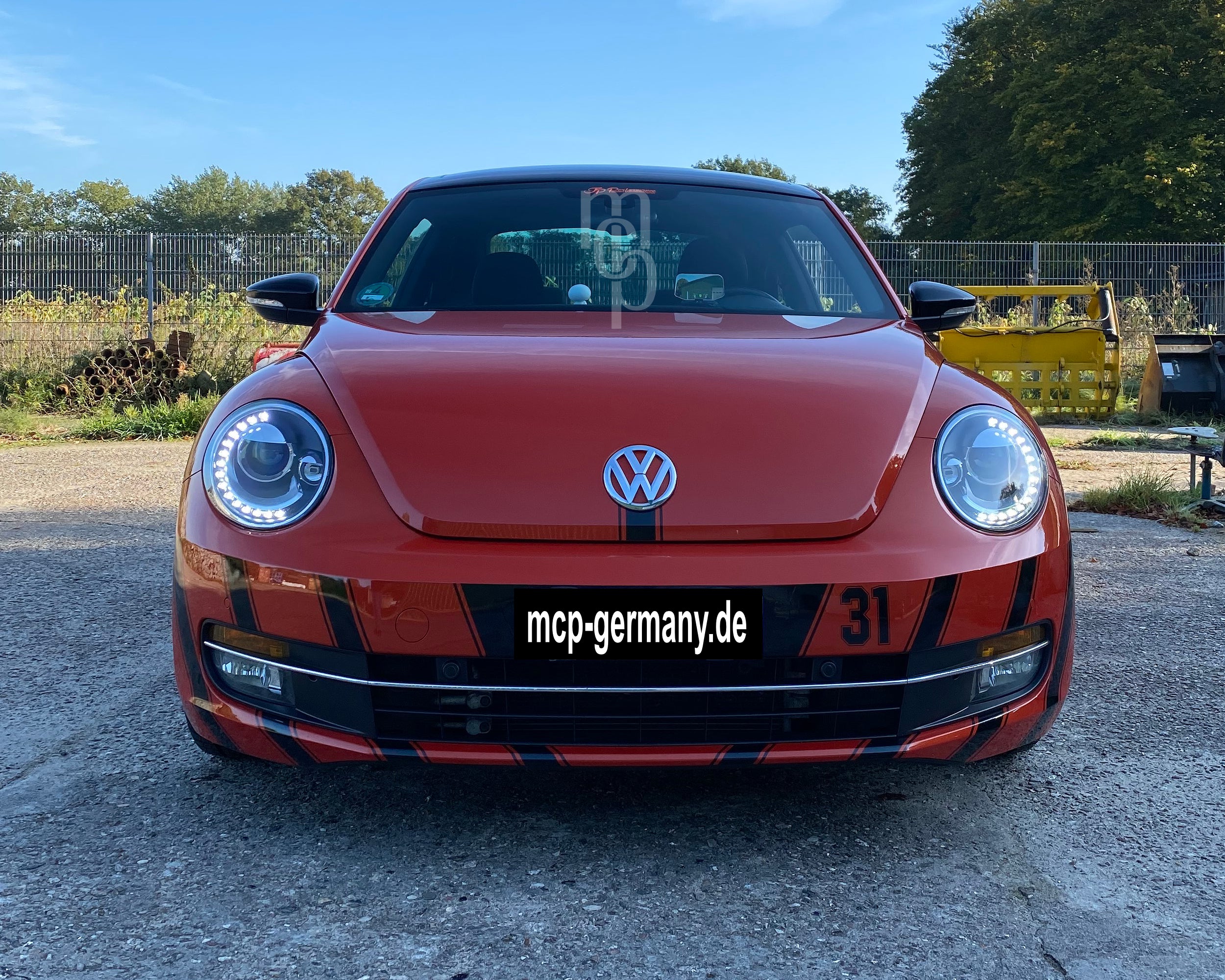 Scheinwerfer Set starline mit LED Tagfahrlicht für VW New Beetle (06/11 bis 07/19) in Schwarz