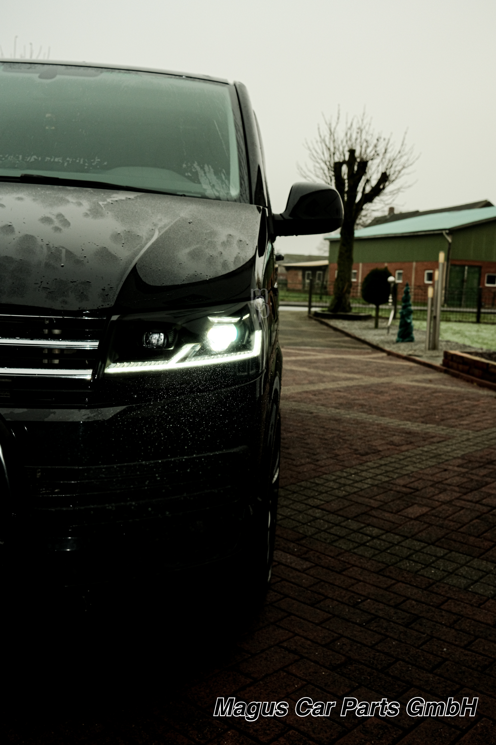 Voll LED Scheinwerfer Set für VW T6 (2015–2019) Schwarz - DRL, dyn. Blinker (H4)