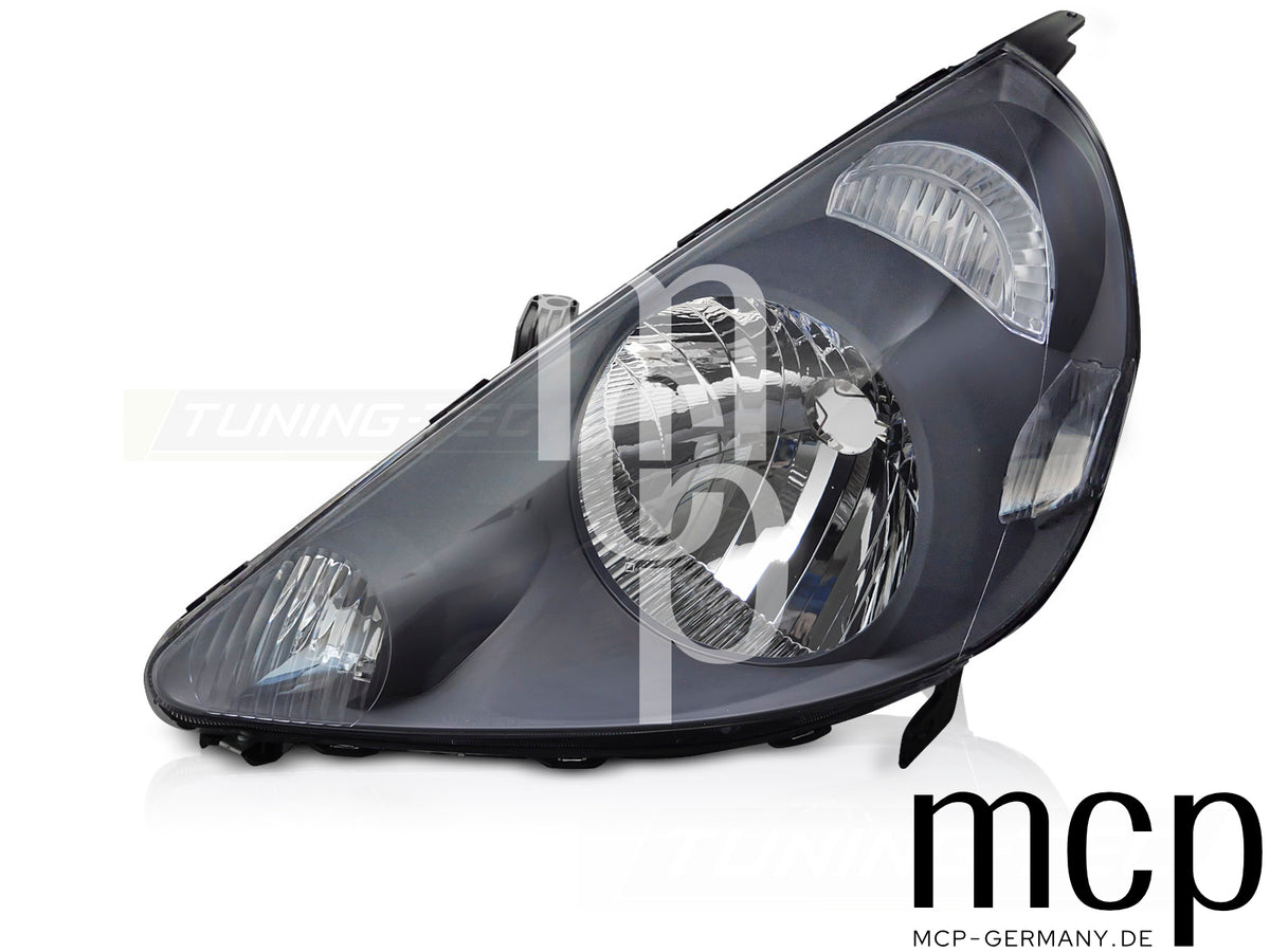 Scheinwerfer links für Honda Jazz / Fit (2002 bis 2004) in Schwarz – MCP Produktbild