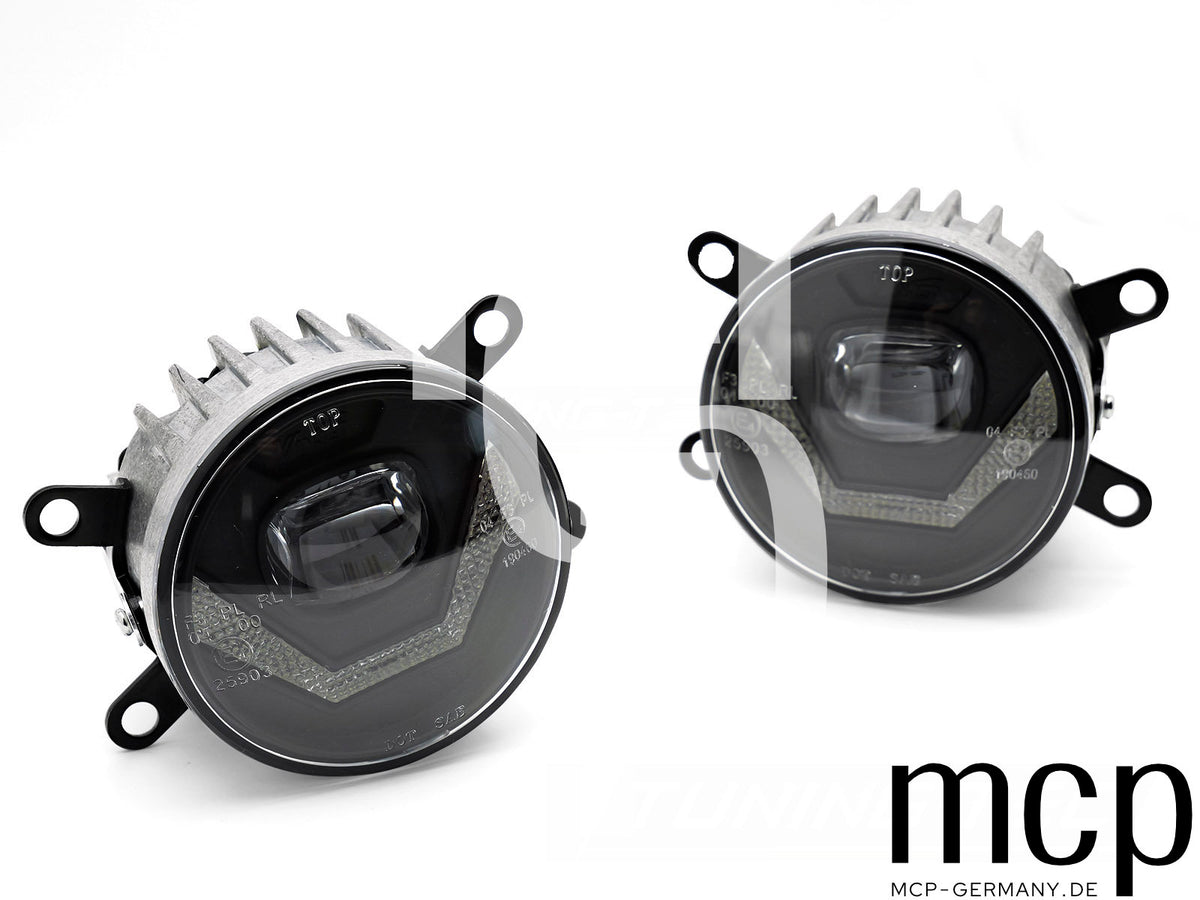 LED Nebelscheinwerfer Set mit Tagfahrlicht für Ford / Opel / Renault / Peugeot / Citroën / Dacia / Suzuki