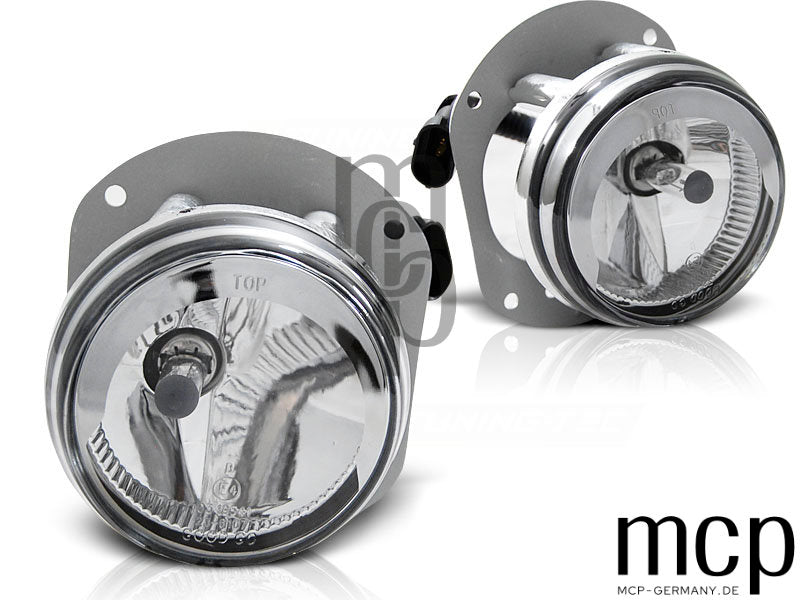 Nebelscheinwerfer Set für Mercedes W204 (2007 bis 2010) AMG / W211 (2006 bis 2009) E63 in Chrom
