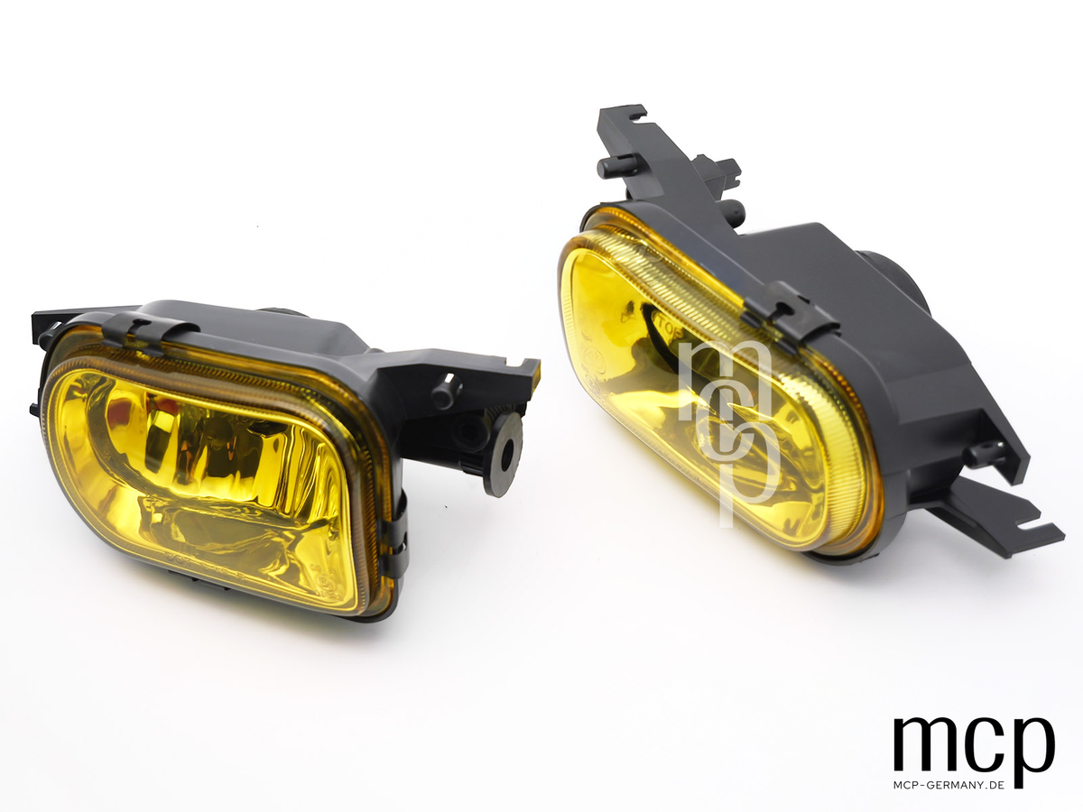 Nebelscheinwerfer Set für Mercedes C-Klasse W203 / W209 / C215 / CL203 / R171 in Gelb – Weitere Setansicht