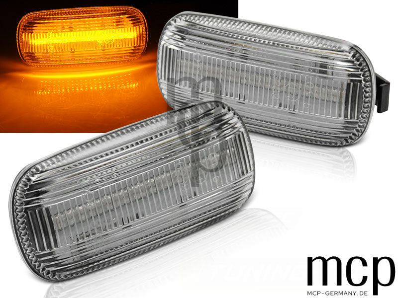 LED Seitenblinker Set für Audi A4 B6/ B7/ A3 in Weiß