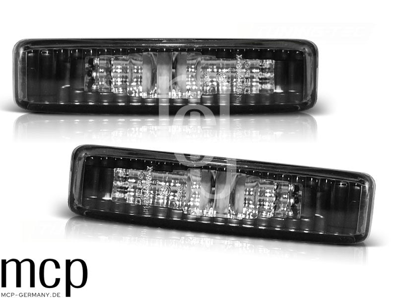 Seitenblinker Set für BMW 5er E39 in Schwarz