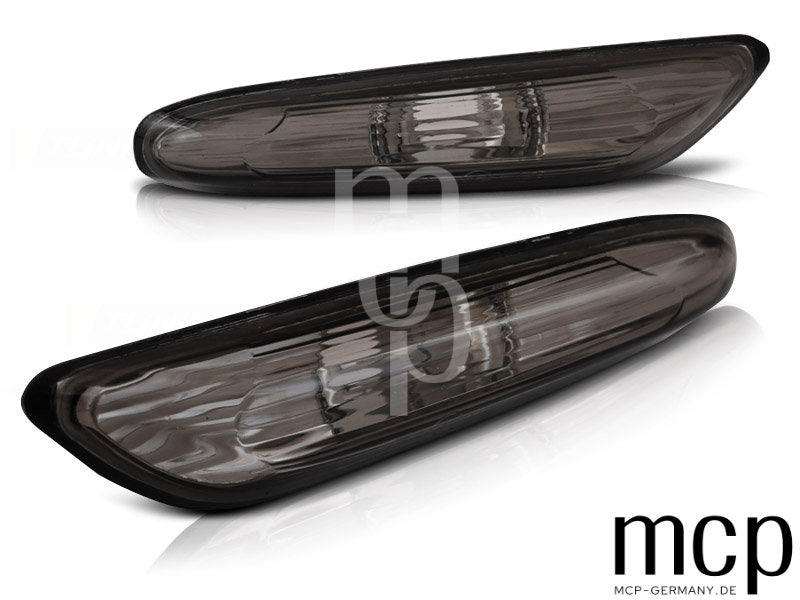 Seitenblinker Set für BMW 1er E81 82 87 88 / E90 91 92 93 / X1 in Smoke
