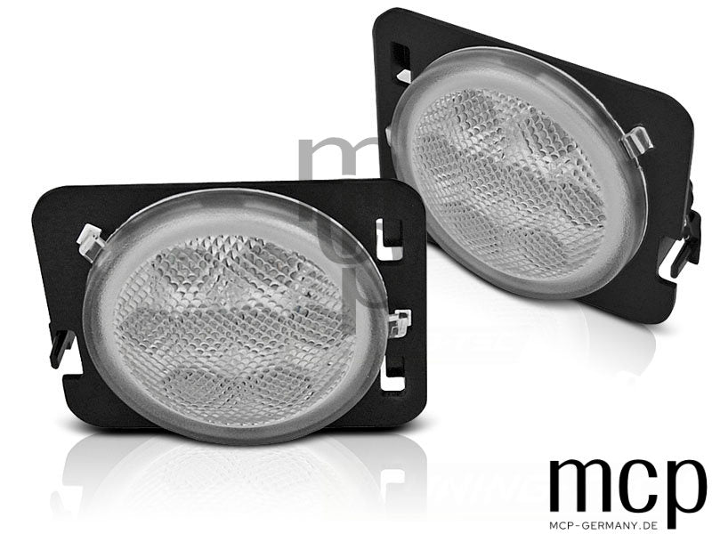 LED Seitenblinker Set für Jeep Wrangler JK in Chrom