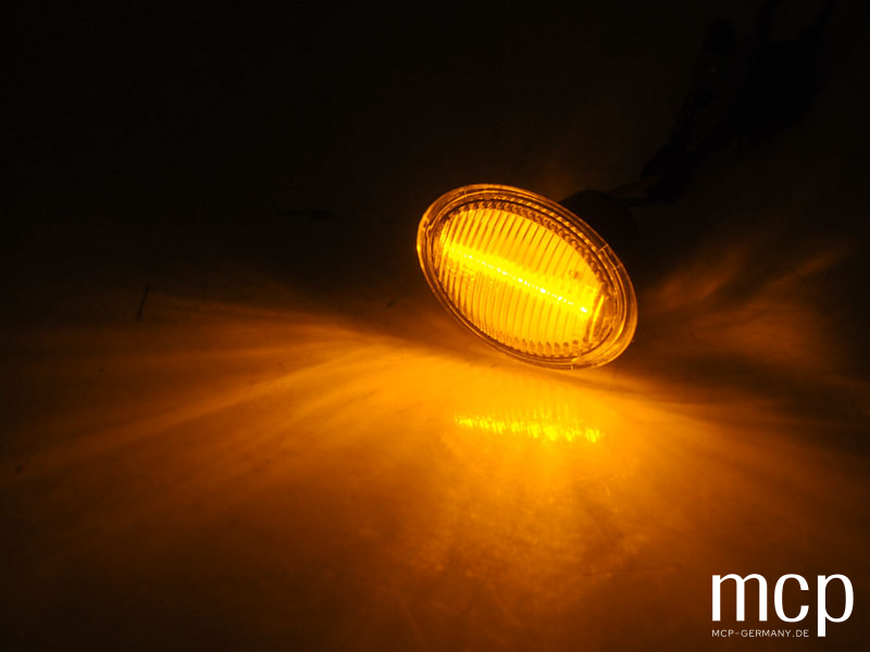 LED Seitenblinker Set für Fiat 500 / Ford KA / Lancia Ypsilon in Weiß – weitere Ansicht