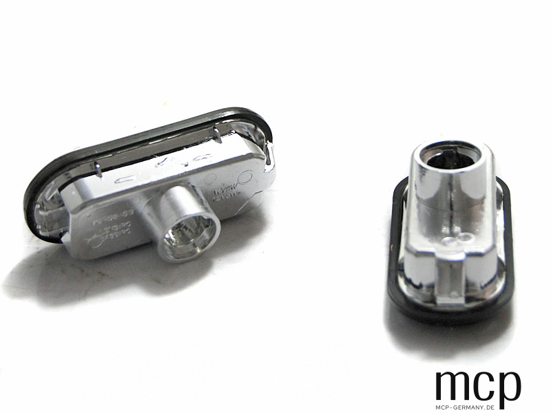 Seitenblinker Set für Ford Fiesta MK6 / C-MAX / Focus MK2 in Smoke – Rückseite und Anschlüsse