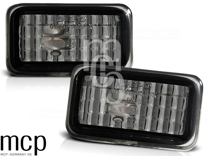 Seitenblinker Set für VW Golf I Golf II Corrado Jetta in Smoke