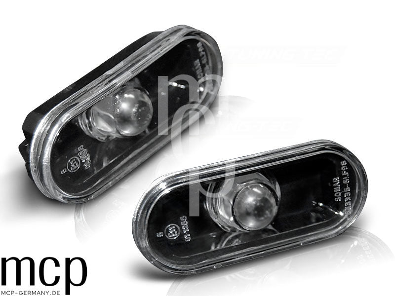 Seitenblinker Set für VW Golf 4 / Bora / Golf 3 / Ibiza / Toledo in Schwarz