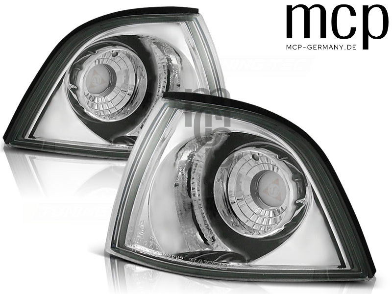 Frontblinker Set für BMW 3er E36 Coupé (12/1990 bis 09/1999) in Chrom