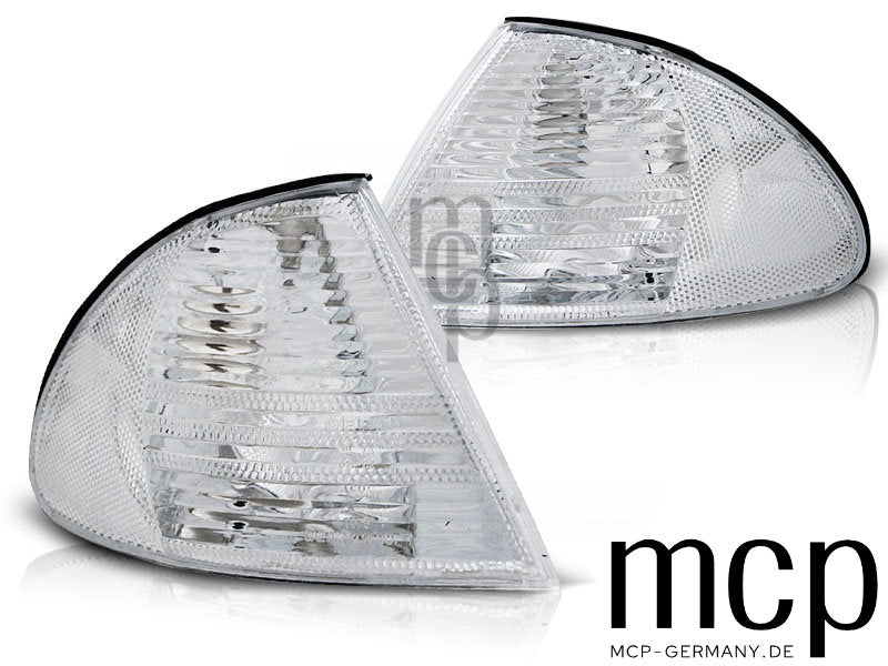 Frontblinker Set für BMW 3er E46 Limousine / Touring (05/1998 bis 08/2001) in Chrom