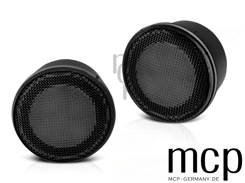 LED Frontblinker Set mit Standlicht für Chrysler Jeep Wrangler JK (2007 bis 2018) in Smoke