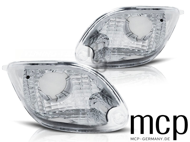 Frontblinker Set für Ford Focus MK1 (1998 bis 2001) in Chrom