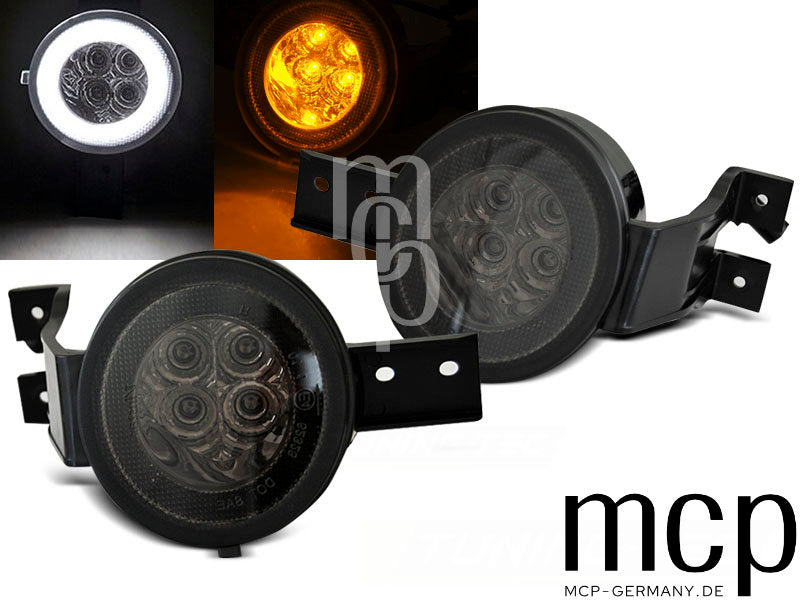 LED Frontblinker Set mit Standlicht für MINI Cooper R50 R53 R52 (2001 bis 2006) in Smoke