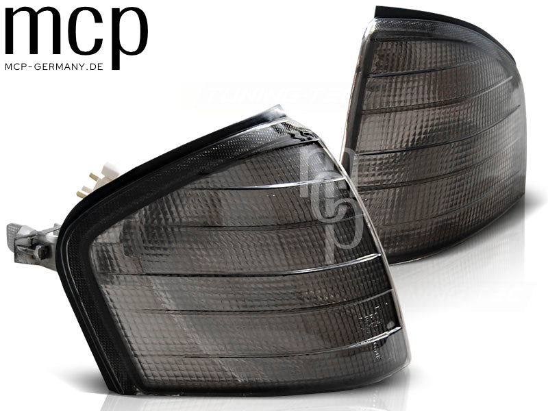 Frontblinker Set für Mercedes W202 C-Klasse (06/1993 bis 06/2000) in Smoke