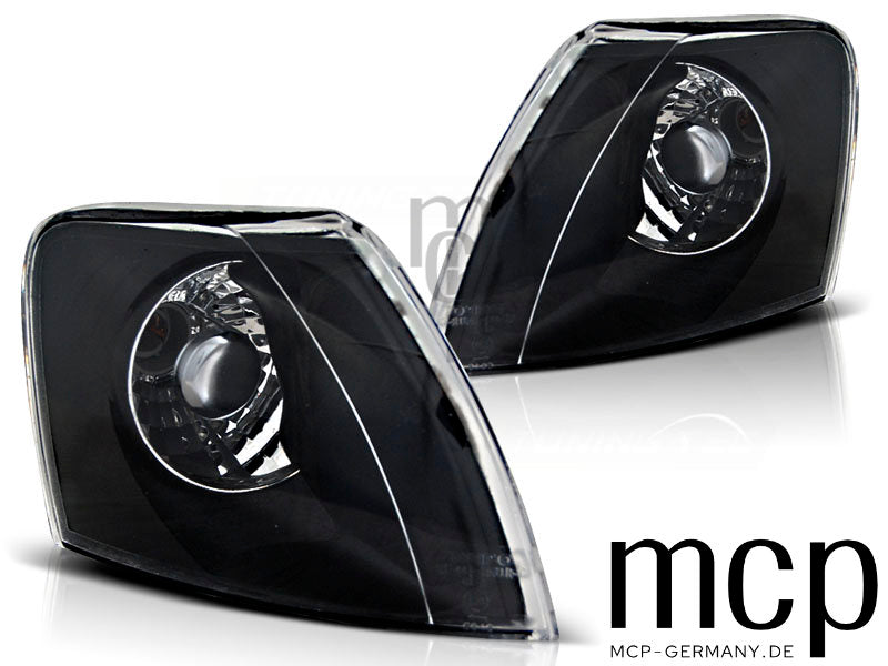Frontblinker Set für VW Passat B5 Limousine / Variant (11/1996 bis 08/2000) in Schwarz