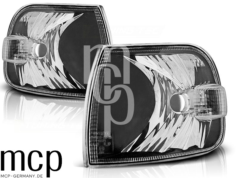 Frontblinker Set für VW T4 BUS in Schwarz