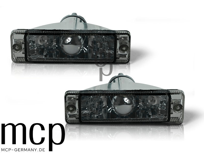 Frontblinker Set mit Standlicht für VW Golf 1 2 / Jetta in Smoke