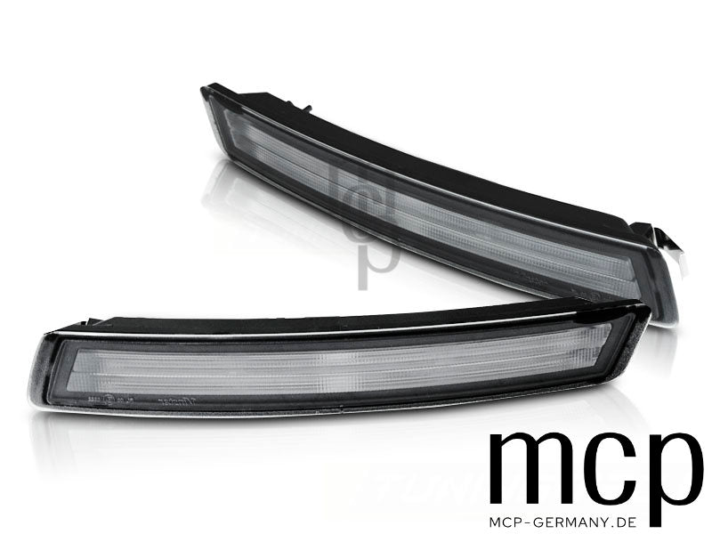 Dynamisches LED Frontblinker Set mit LED Tagfahrlicht für VW NEW Beetle (2006 bis 2010) in Weiß