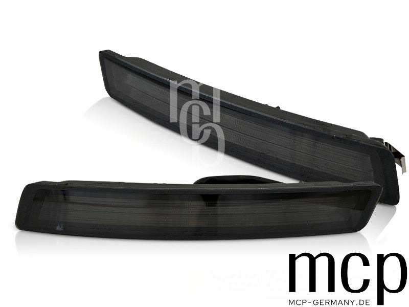 Dynamisches LED Frontblinker Set mit LED Tagfahrlicht für VW NEW Beetle (2006 bis 2010) in Smoke