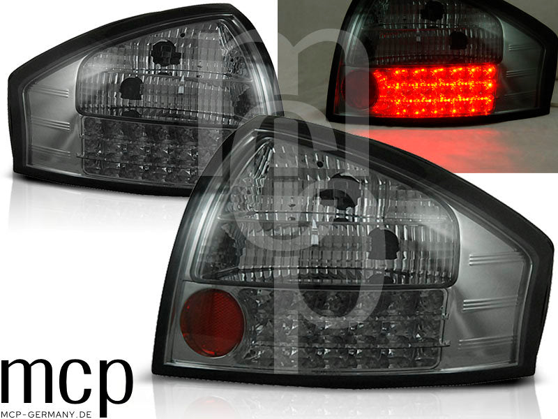 LED Rückleuchten Set für Audi A6 C5 4B Limousine (05/97-05/04) in Smoke