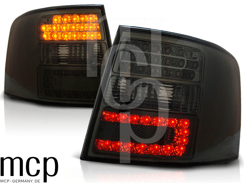 LED Rückleuchten Set für Audi A6 C5 (4B) Avant (05/97 bis 05/04) in Smoke