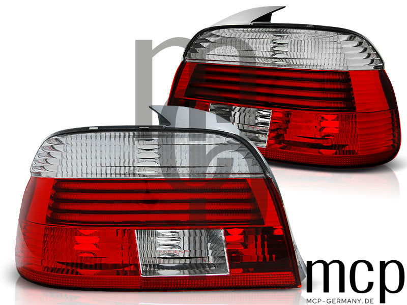 LED Rückleuchten Set für BMW 5er E39 Limousine (09/00 bis 06/03) in Rot/Klar
