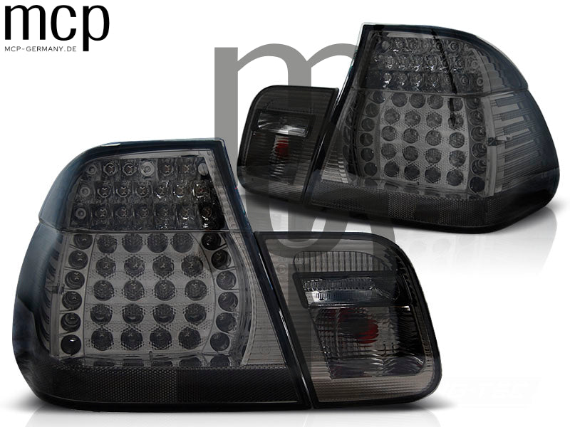 LED Rückleuchten Set für BMW 3er E46 Limousine (2001 bis 2005) in Smoke