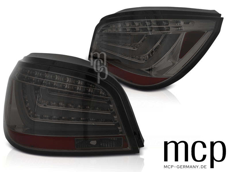 BMW 5er E60 LED Lightbar Rückleuchten Set in Smoke 2003–2007