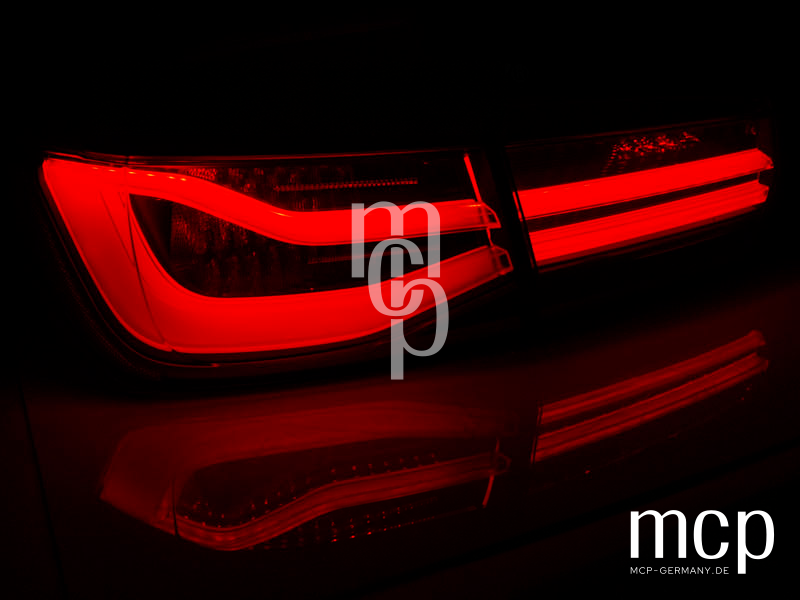 LDBMG9 BMW F30 F35 Rückleuchten Rot/Smoke – LED-Leuchtbild