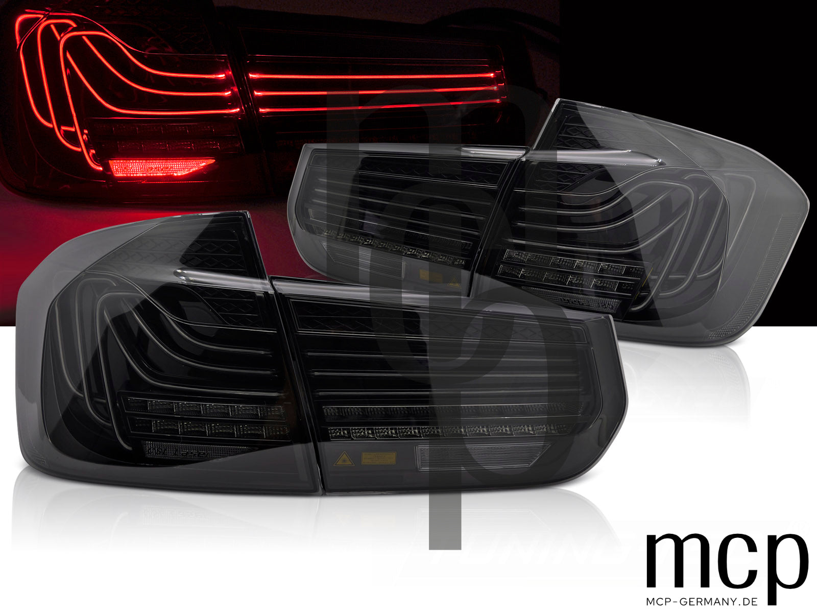 LED Laser-Look Rückleuchten Set für BMW F30 (2011 bis 2018) mit Dynamischem Blinker