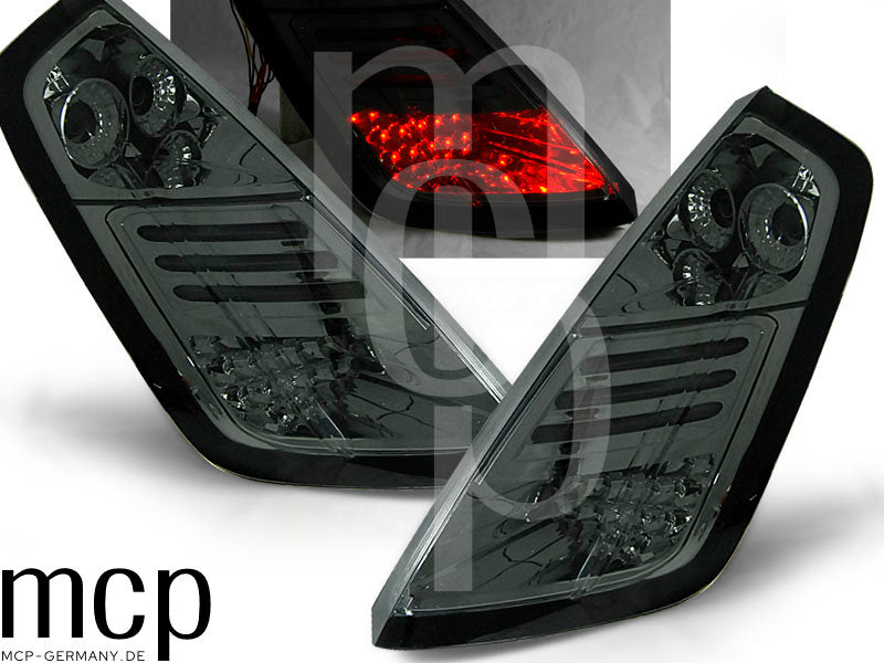 LED Rückleuchten Set für Fiat Grande Punto Typ 199 (09/05 bis 10/09) in Smoke