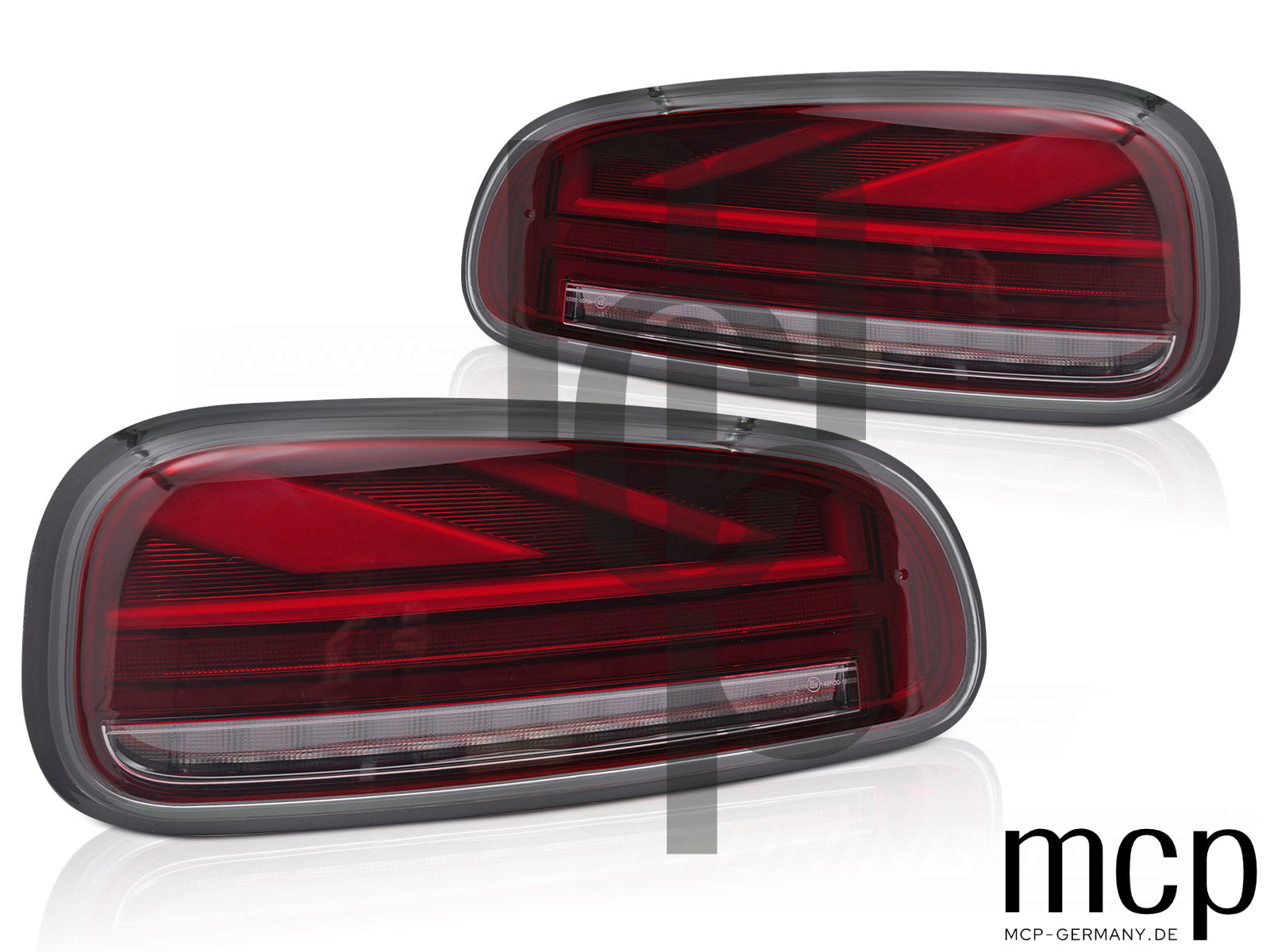 Voll LED Lightbar Rückleuchten Set für MINI Cooper F54 Clubman (07/2015 bis 03/2019) in Rot mit Dynamischem Blinker
