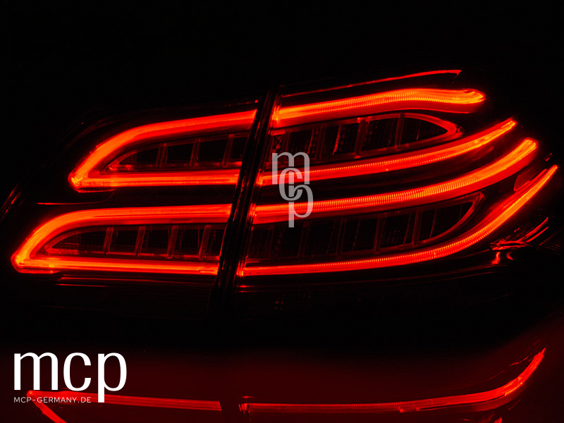 LED-Rückleuchten Mercedes ML W166 – Leuchtansicht