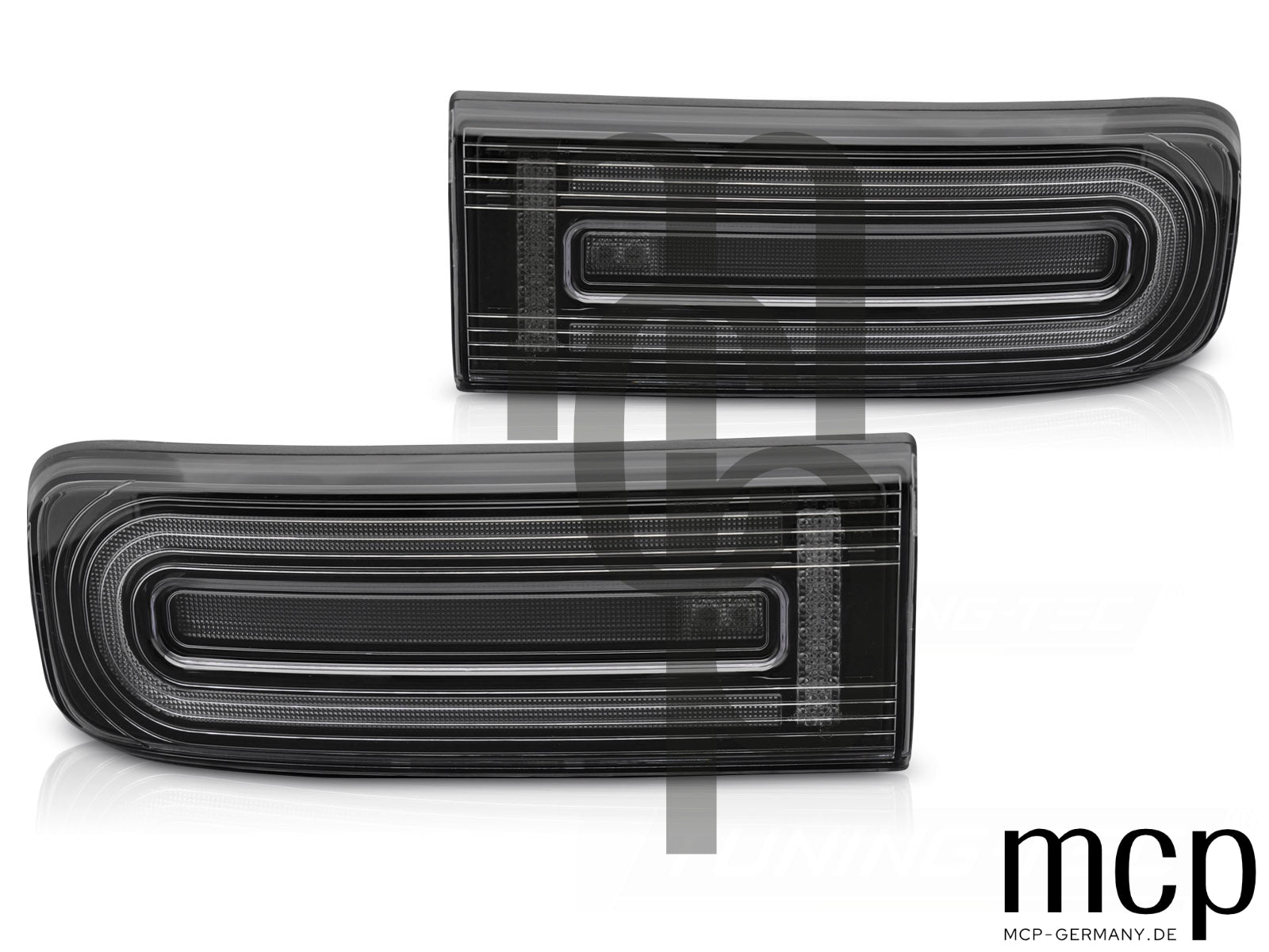 Voll LED Lightbar Rückleuchten Set für Mercedes-Benz G-Klasse W464 (ab 2018) in Schwarz