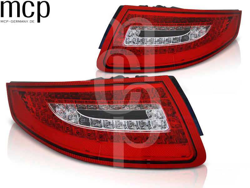 LED Rückleuchten Set für Porsche 911 997 1. Generation (02/04 bis 07/08) in Rot/Klar