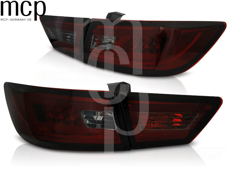 LED Rückleuchten Set für Renault Clio IV Schrägheck (2013 bis 2016) in Rot/Smoke